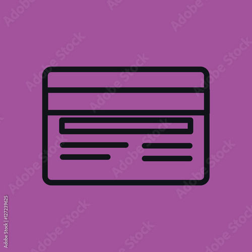 credit card isolated icon vector illustration design