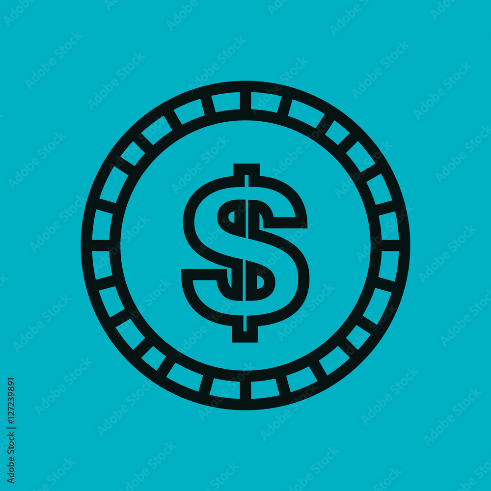 coin money isolated icon vector illustration design coin money isolated icon vector illustration design