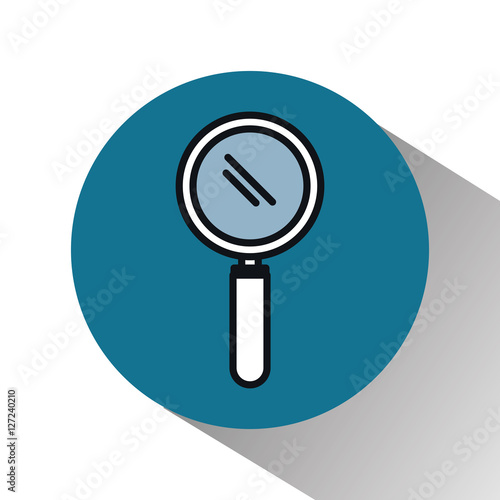 search magnifying glass isolated icon vector illustration design