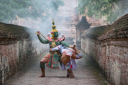Khon Mask Traditional Thai drama dance © njphotos