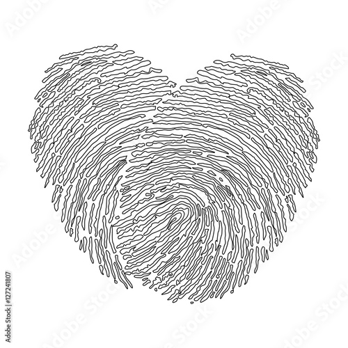 Imprint icon in outline style isolated on white background. Gay symbol stock vector illustration.