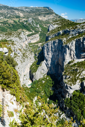 Landscapes, details and views of The Verdon Gorge in south-easte