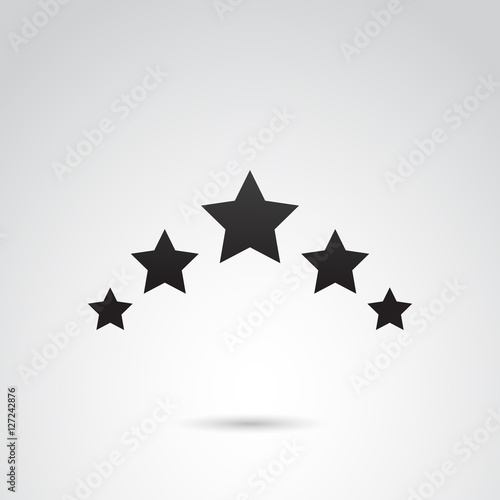 Star vector icon.