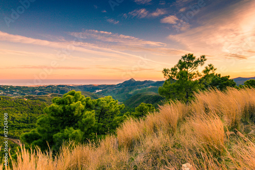 The Sunset of Andalusia looking on to Marbella