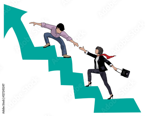 People on a way to success2