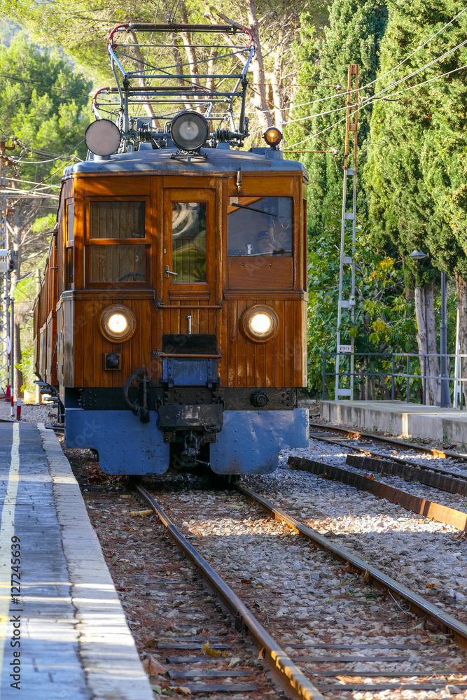 Naklejka premium Tren de Soller, Mallorca/Spanien