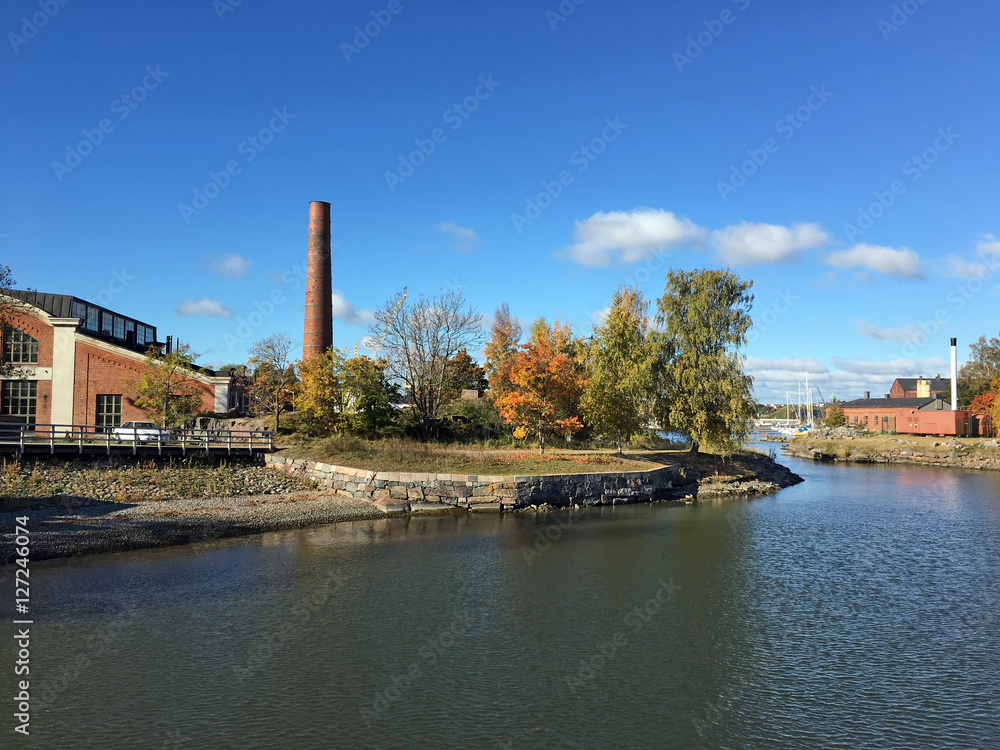 Land and water area of Suomenlinna fortress