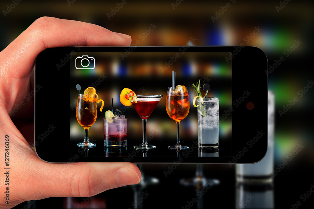 Cocktails drinks alcoholic mix