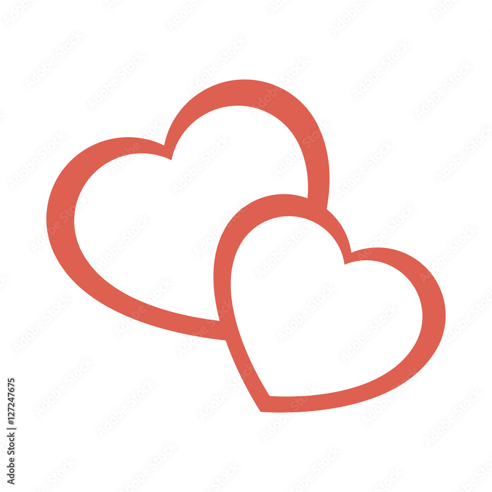 heart love silhouette icon vector illustration design heart love silhouette icon vector illustration design