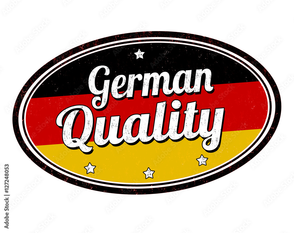 German quality sign or stamp