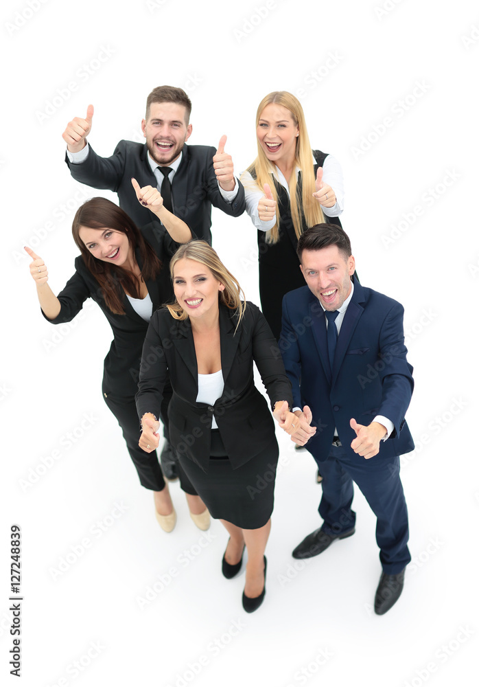 Successful business people looking happy and confident. Showing Successful business people looking happy and confident. Showing