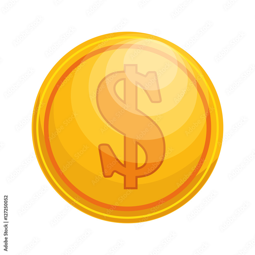 coin money isolated icon vector illustration design coin money isolated icon vector illustration design