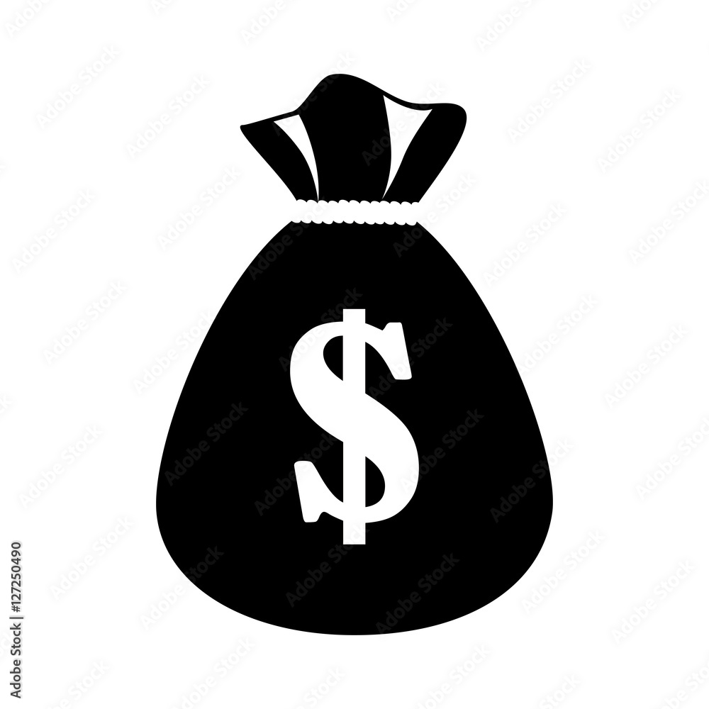 money bag isolated icon vector illustration design money bag isolated icon vector illustration design