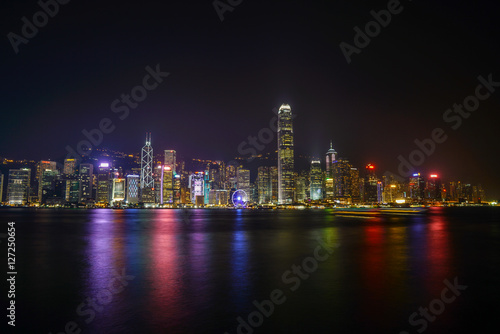 Hong Kong Skyline at night © sinseeho