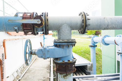 Valve of industrial piping system