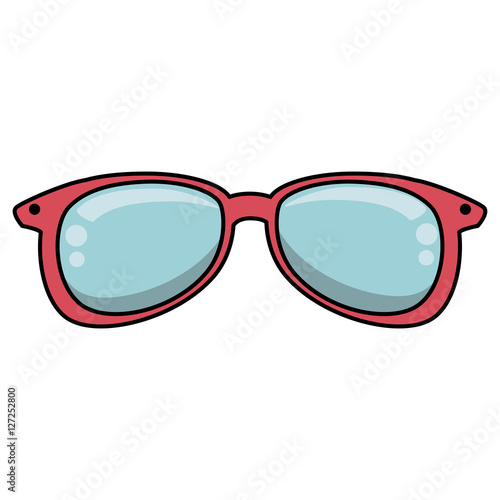 glasses fashion isolated icon vector illustration design