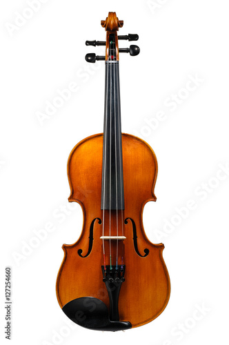 Obraz na plátně Violin isolated on white