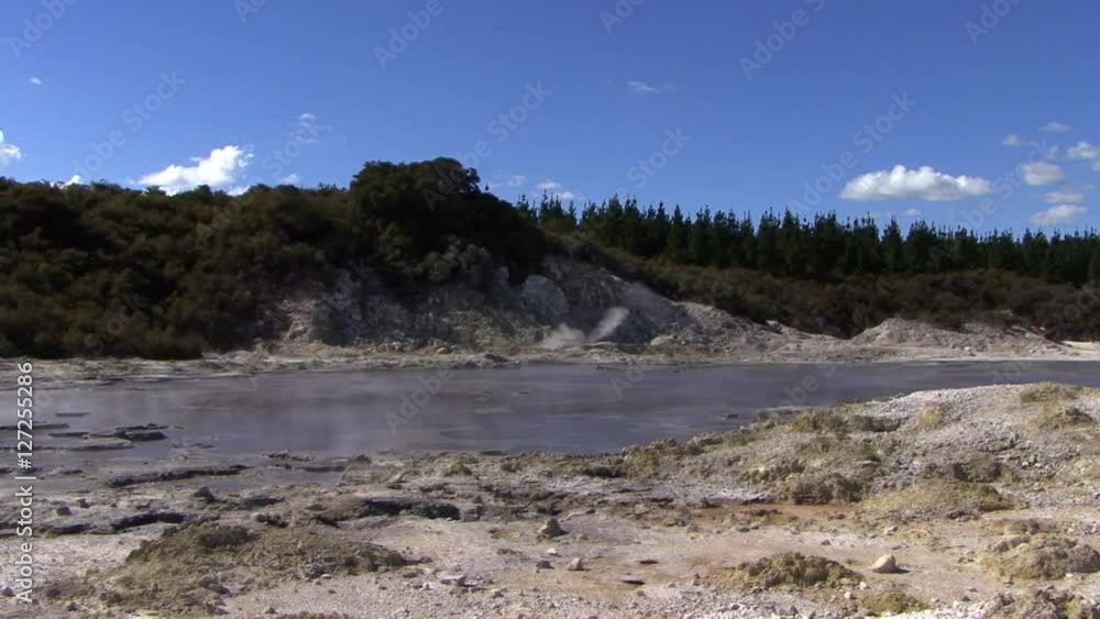 Volcanic Landscape Hells Gate New Zealand Volcanic Landscape Hells Gate New Zealand