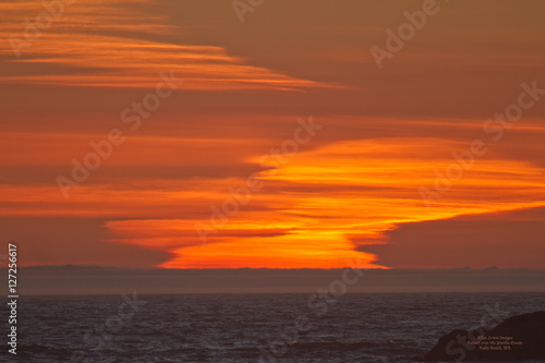 Sunset at the ocean © Allen