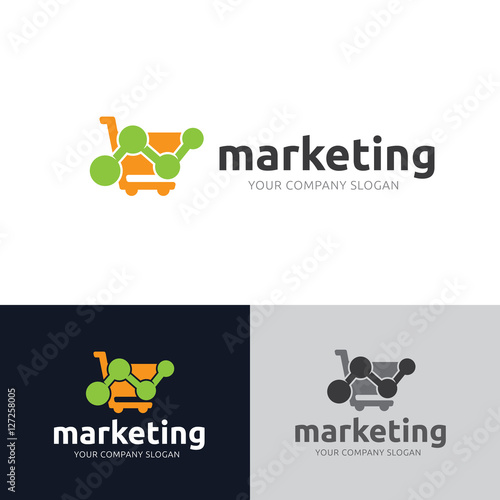 Marketing logo template