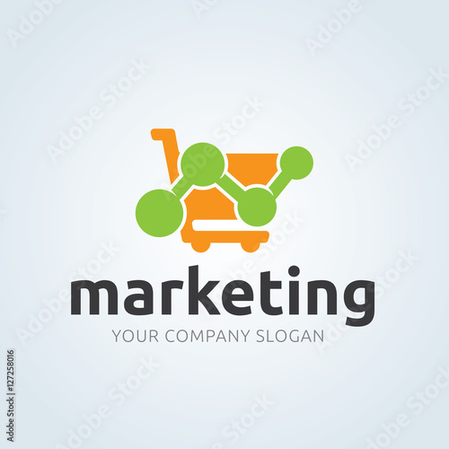 Marketing logo template