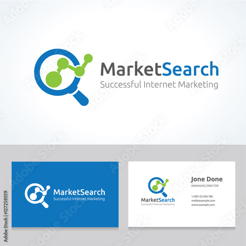 Marketing logo template