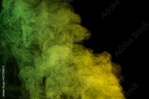 Yellow Green water vapor