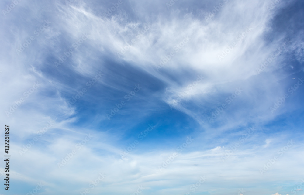 smooth clouds and sky