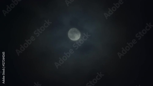 Full Moon at Night with out Cloud.
