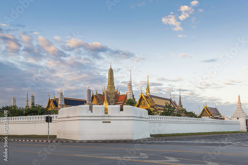Wat Phra Kaew and Grand Palace at sunrise, Bangkok, Thailand