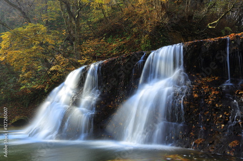 葛丸渓流 紅葉の一の滝