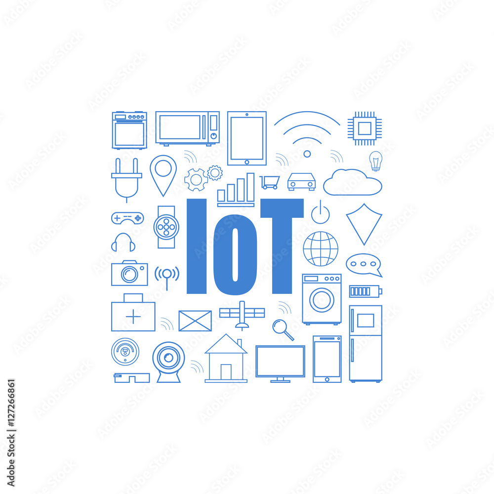 Internet of things illustration Internet of things illustration