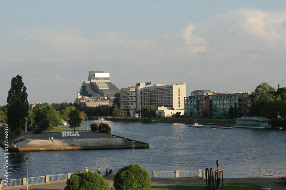 Obraz premium riga city