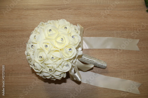 wedding bouquet of roses