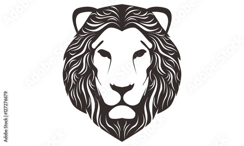 lion head logo template