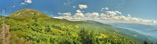 panorama of the mountains