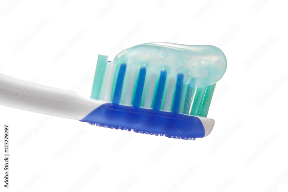 toothbrush with toothpaste toothbrush with toothpaste