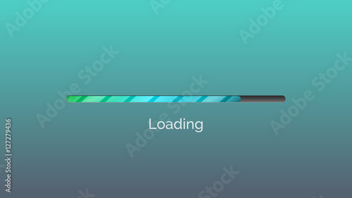 Loading bar.