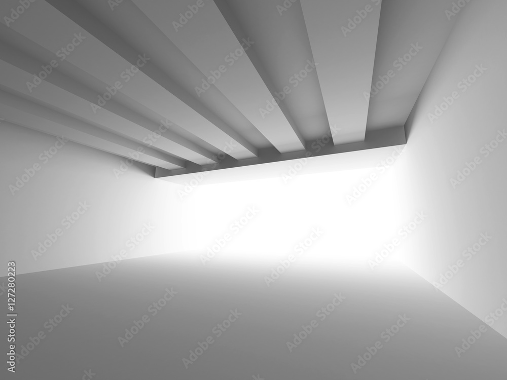 Abstract Architecture Background. White Interior Design Abstract Architecture Background. White Interior Design
