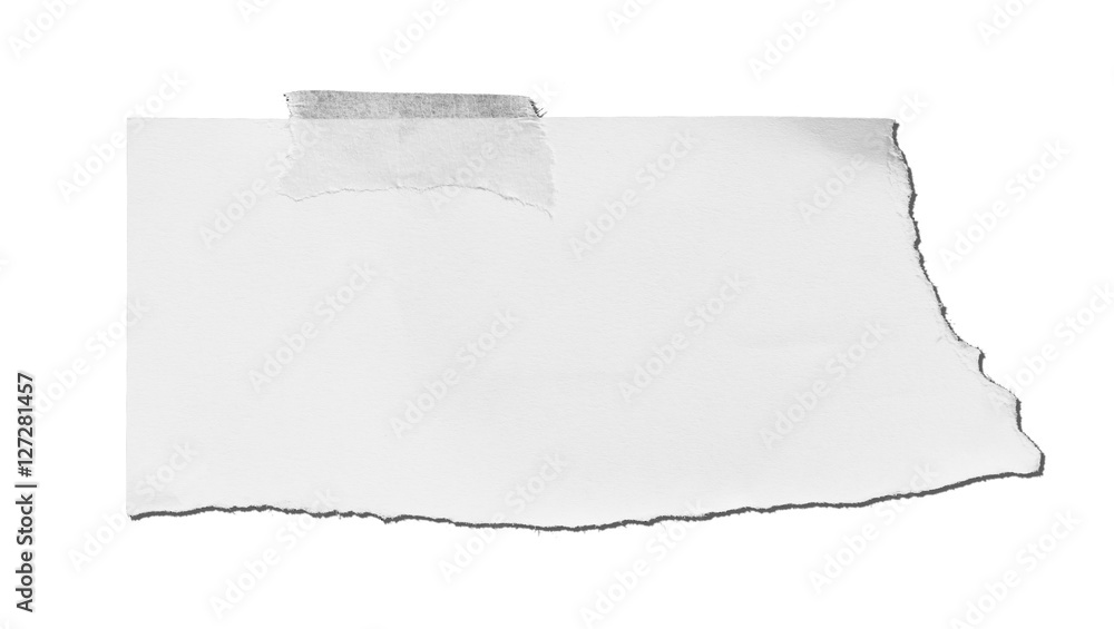 Piece of torn paper, space for copy Piece of torn paper, space for copy