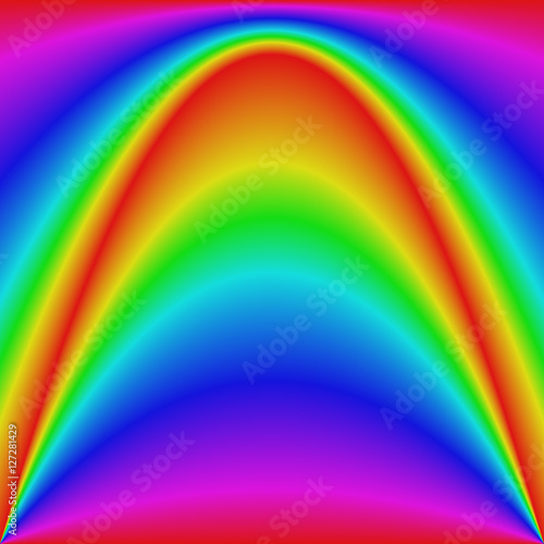 Smooth gradient rainbow wave curve background