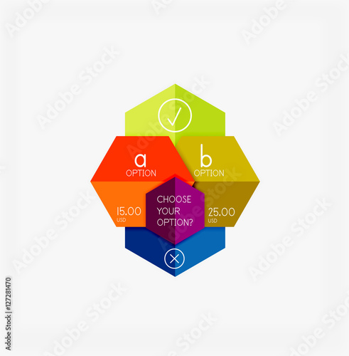 Free Download Infographic banners modern paper templates - GFXLoad