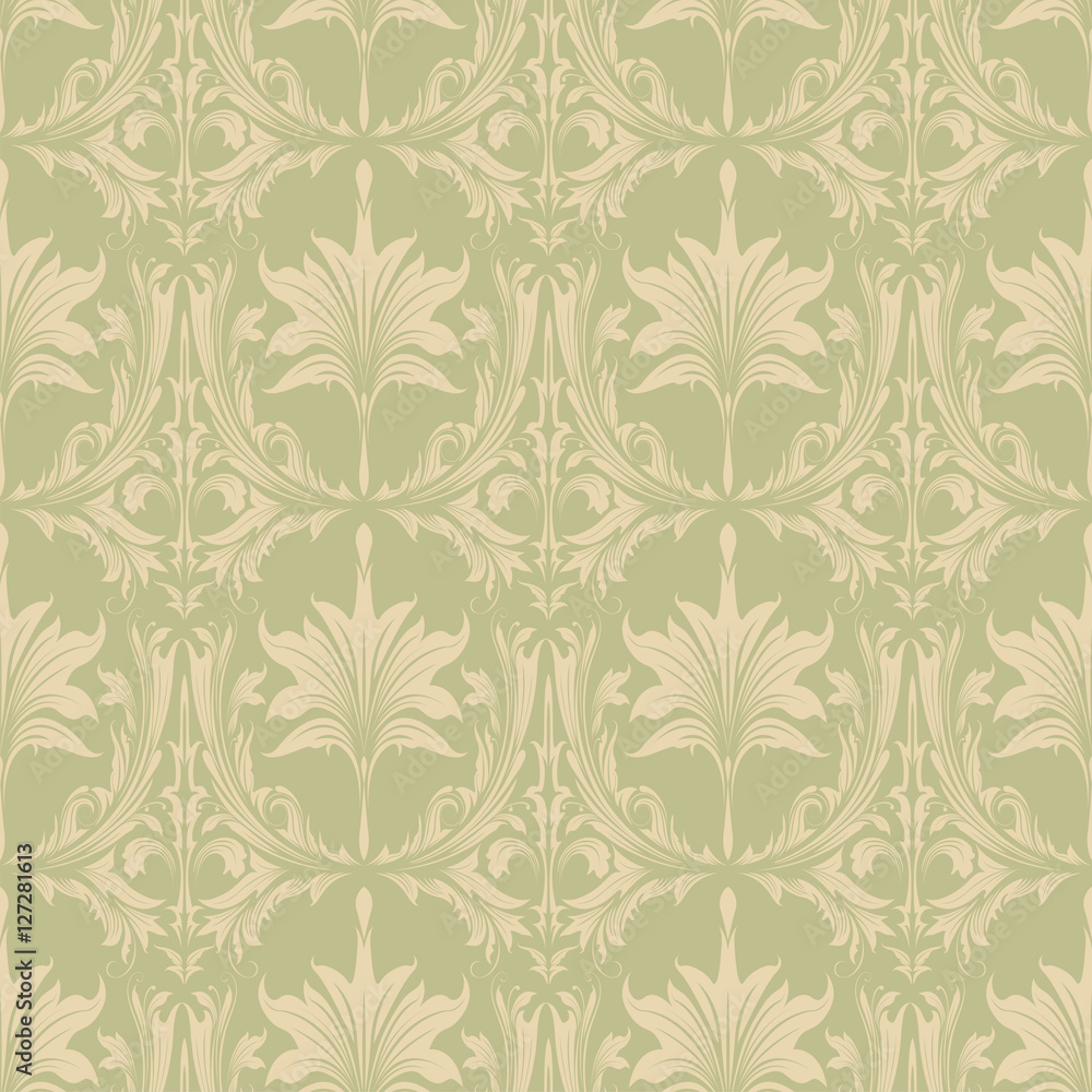 Seamless floral pattern design Seamless floral pattern design