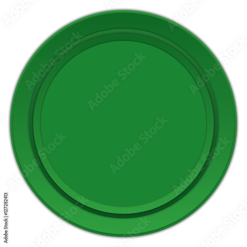 green round button