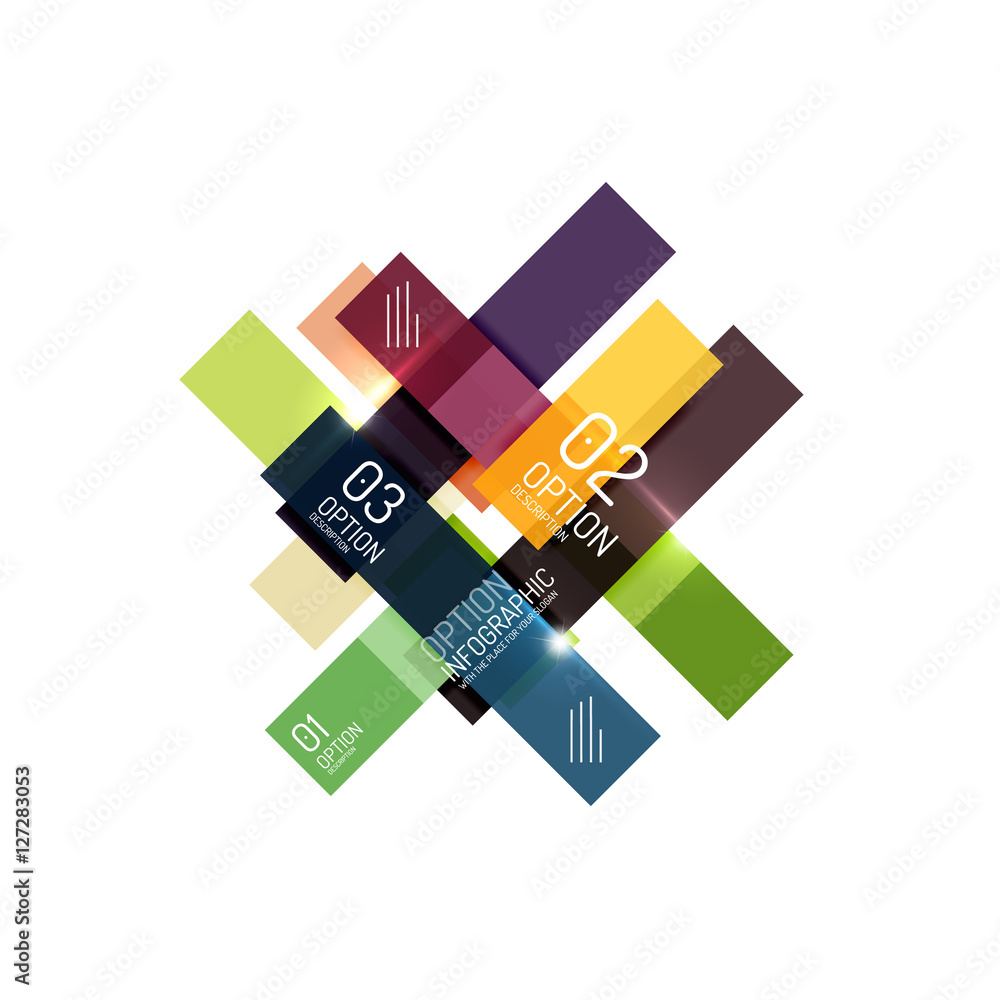 Vector business infographics, option select Vector business infographics, option select
