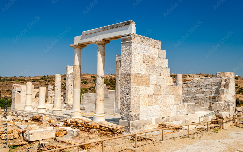 Demeter temple in Naxos, Greece