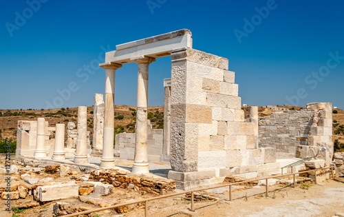 Photo Demeter temple in Naxos, Greece