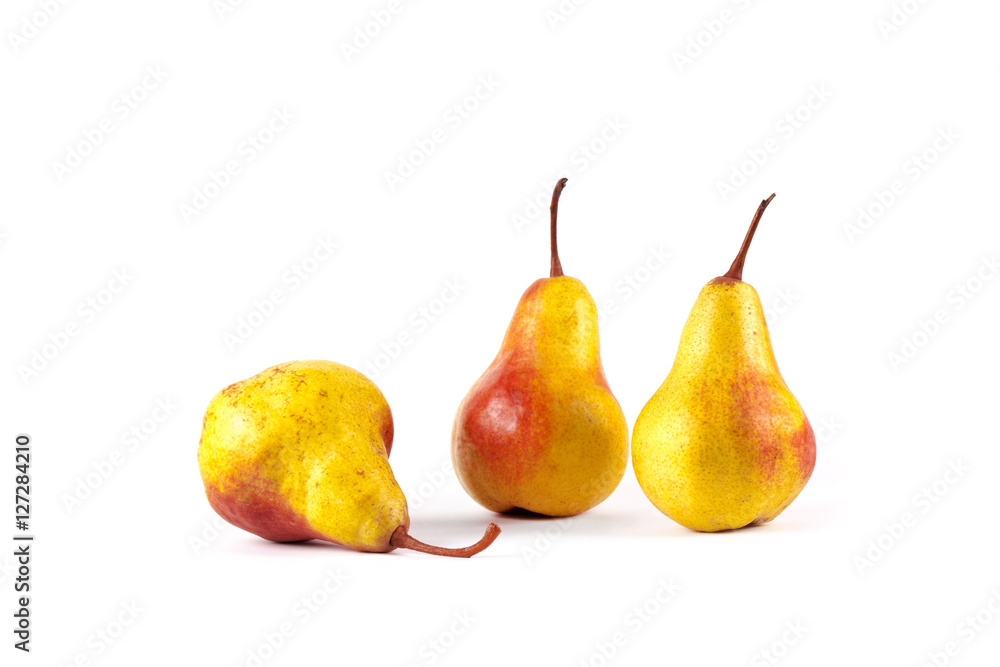 Photo yellow ripe fresh pear Photo yellow ripe fresh pear