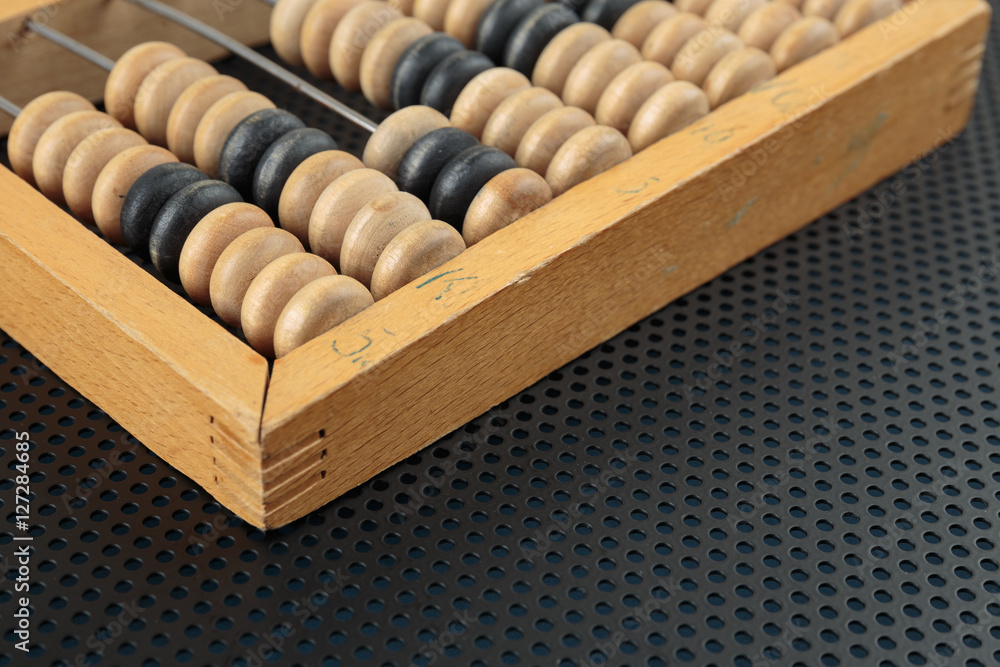 Old wooden abacus Old wooden abacus