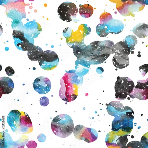 Tapety Akwarela galaktyki tła.